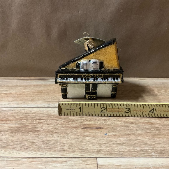 Old World Christmas Baby Grand Piano Tree Ornament Glass Decoration Instrument - Picture 7 of 10